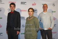 Alexander Aehlig, Friederike Höhn, Christoph Kiessig (Jury Preis der Ökumenischen Jury), "ACHTUNG BERLIN FESTIVALABSCHLUSS", Photo Call, Kino Babylon, Berlin, 20.09.2020,