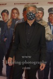 Gedeon Burkhard mit Hygiene-Maske "Fuck the virus", "FAKING BULLSHIT", Photo Call am Roter Teppich vor dem Cinemaxx am Potsdamer Platz, Berlin, 09.09.2020,