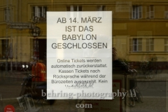 Kino Babylon, "Geschlossene Gesellschaft", Berlin, 15.03.2020