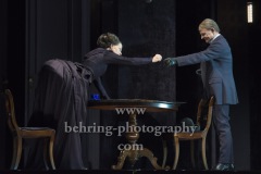 Corinna Kirchhoff, Veit Schuber,  "GESPENSTER" von Henrik Ibsen, Fotoprobe am 6.10. im Berliner Ensemble, Berlin, Premiere am 08.10.2020