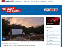 "Kino kommt", Inforadio vom 20.05.2021