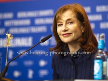 Isabelle Huppert (Schauspielerin/ Actress), attends the "L’AVENIR / THINGS TO COME" - press conference at the 66th Berlinale, Berlin 13.02.16 (Photo: Christian Behring, www.christian-behring.com)