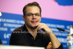 Matt Damon (Schauspieler/ Actor), attends the THE MONUMENTS MEN -press conference and photocall during 64th Berlinale International Film Festival at Grant Hyatt Hotel on February 08, 2013 in Berlin, Germany (Photo: Christian Behring, www.christian-behring.com)