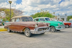US-Oldtimer auf einem Parkplatz, Miramar, Havanna, Cuba, 01.02.2015 [(c) Christian Behring, www.christian-behring.com]