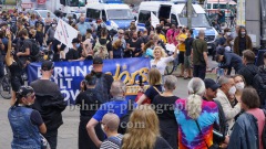 "Rettet die Veranstaltungsbranche", Demonstration unter Coronabedingungen, vom Frankfurter Tor zum Oranienplatz in Berlin, 10.07.2020