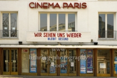 Cinema Paris, Institut Francaise, Maison de France, an der Ecke Uhlandstrasse / Kurfürstendamm, "STADTANSICHTEN", Berlin, 28.03.2020