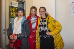Die Schauspielerinnen Anjorka Strechel, Nina Gnaedig, Inez Bjoerg David, "Kino und Bar in der Koenigstadt", Photocall, Berlin-Prenzlauer Berg, 02.11.2019