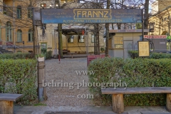 Eingang Biergarten vom Frannz Club, "KULTURBRAUEREI", Berlin, 18.03.2020
