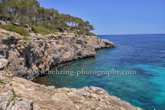 "Cala Mondrago",urspruengliche Bucht im "Parc Natural De Mondrago" im Suedosten von Mallorca, 24.06.2016 (Photo: Christian Behring)
