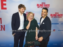 "Mein Blind Date Mit Dem Leben", Kostja Ullmann, Anna Maria Muehe, Jacob Matschenz, Premiere im Kino in der Kulturbrauerei am 18.01.2017 in Berlin [Photo: Christian Behring]