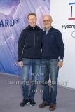 "OLYMPIA 2018", Photo call zm Olympia-Programm von ARD und ZDF, mit Skisprung-Experten Dieter Thoma, Toni Innauer, Radisson Blu Hotel, Berlin, 12.12.2017,