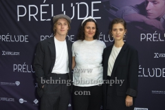 Louis Hofmann, Regisseurin und Autorin Sabrina Sarabi, Liv Lisa Fries, "PRELUDE", Premiere, FAF, Berlin, 21.08.2019 (Photo: Christian Behring)
