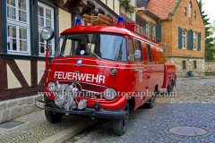 Feuerwehr, Quedlinburg, historische Altstadt mit Schlossberg, 10.10.2014 (Photo: Christian Behring, www.christian-behring.com)