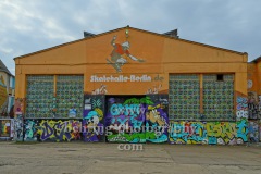 Skaterhalle, "RAW-Gelaende an der Revaler Strasse", Berlin, 19.03.2020