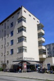 "Cafe Eckstern", Wohnstadt Carl Legien (an der Sodtke-  Ecke Erich-Weinert-Straße), gehört zu den Berliner Siedlungen der 1920er Jahre auf der UNESCO-Welterbe-Liste, "PRENZLAUER BERG", Berlin, 31.05.2020